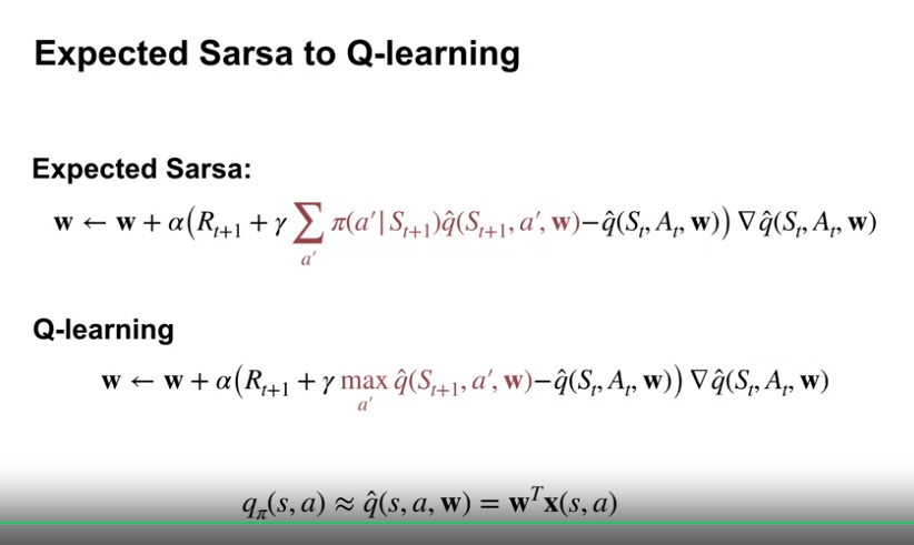 expected_sarsa_with_function_approximation_expected_sarsa_to_q_learning